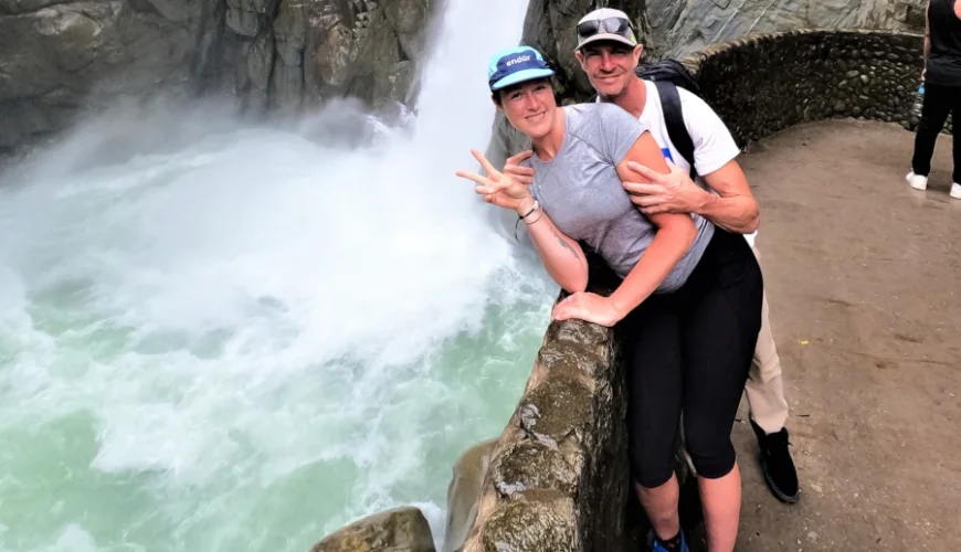 banos waterfalls route